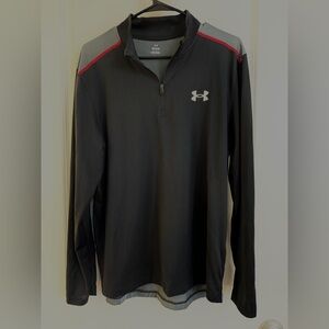 Under Armour Black and Gray 1/4 Zip